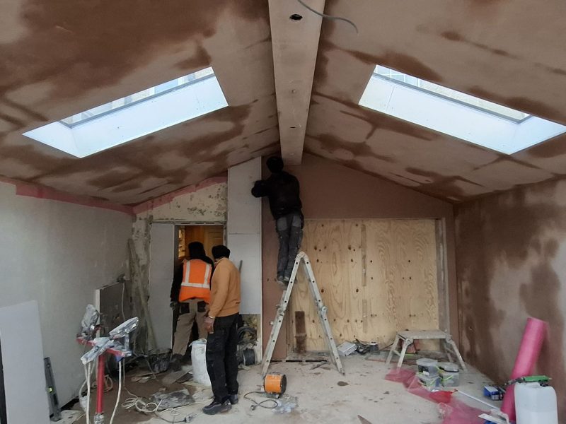 Extension · Vaulted Ceiling · Woodford